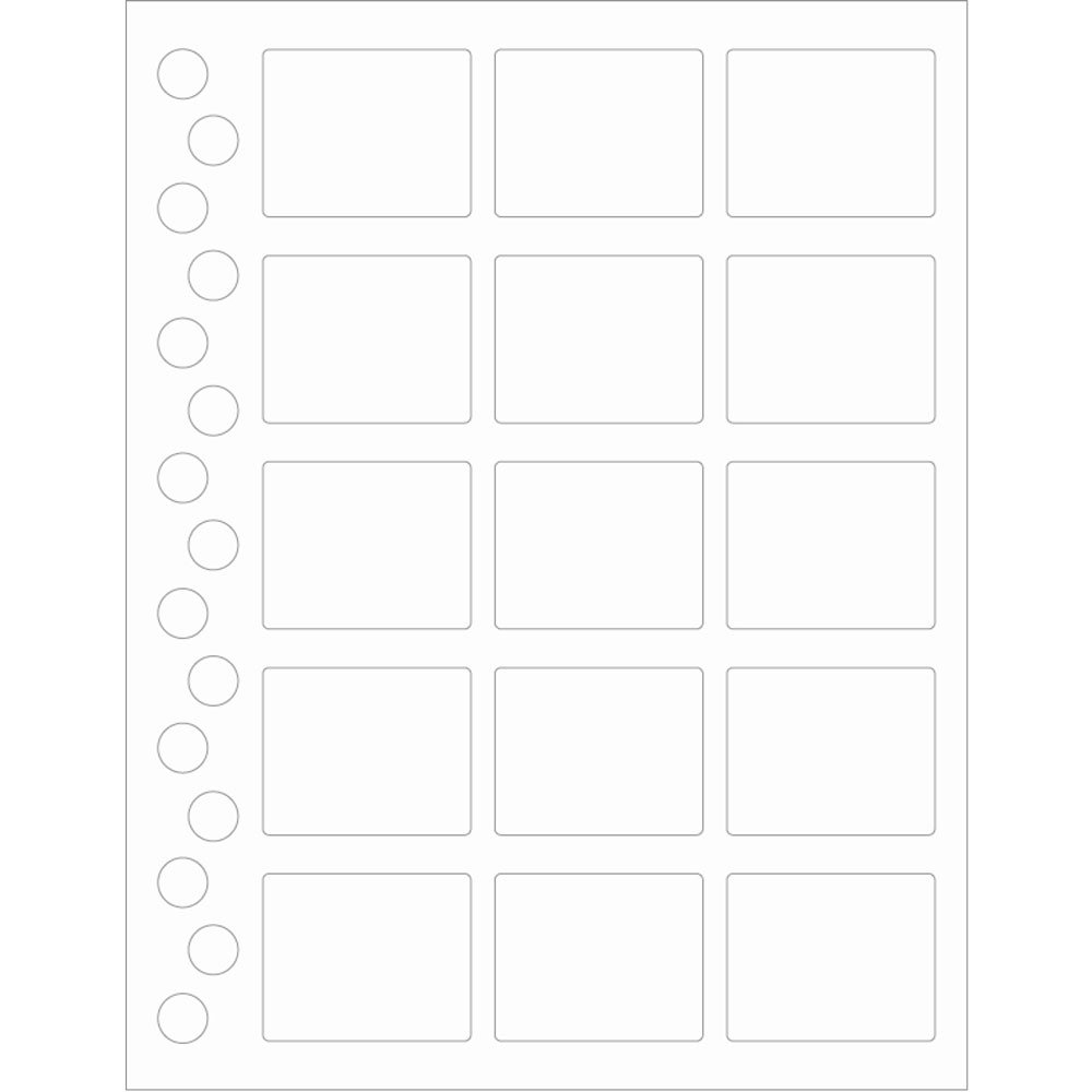 45 Clear Rectangle Waterproof Label Protectors for Essential Oil Bottle