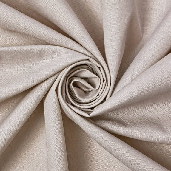 45% Cotton 55% Polyester Broadcloth Fabric Premium Apparel Quilting 59" Wide Sold By the Yard Wholesale (Silver)