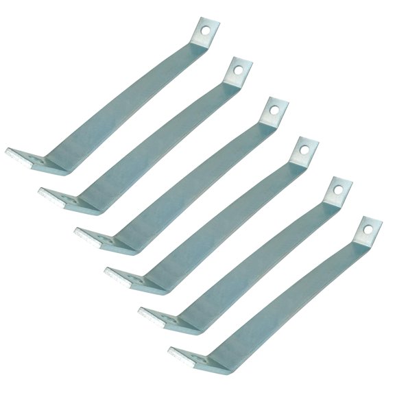 45 Degree Angle Support Bracket for 1-5/8" Strut Channel 6 Pack