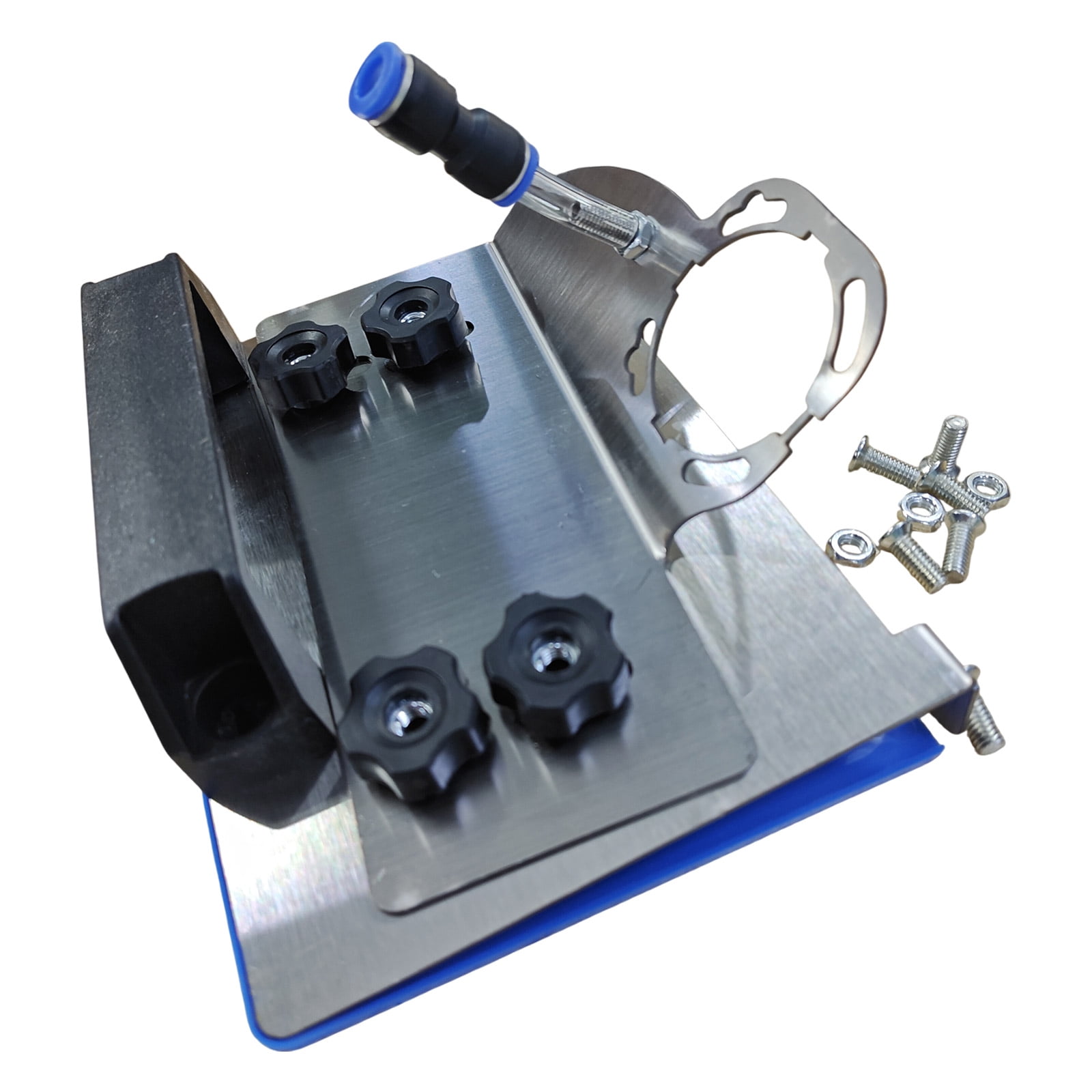45 Degree Angled Grinder Stand for Precise Chamfering and Corner Cutting with Adjustable Clamp Systems