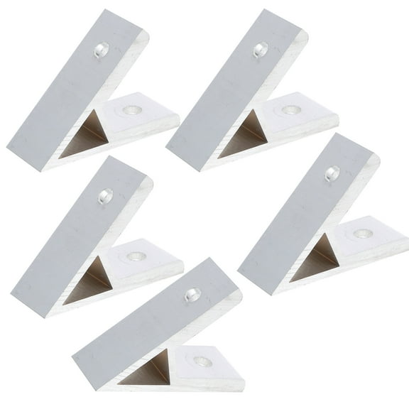 45 Degree Bracket Angle Code Aluminum Profile Connector Alloy Kickstand Shelf Brackets Pcs