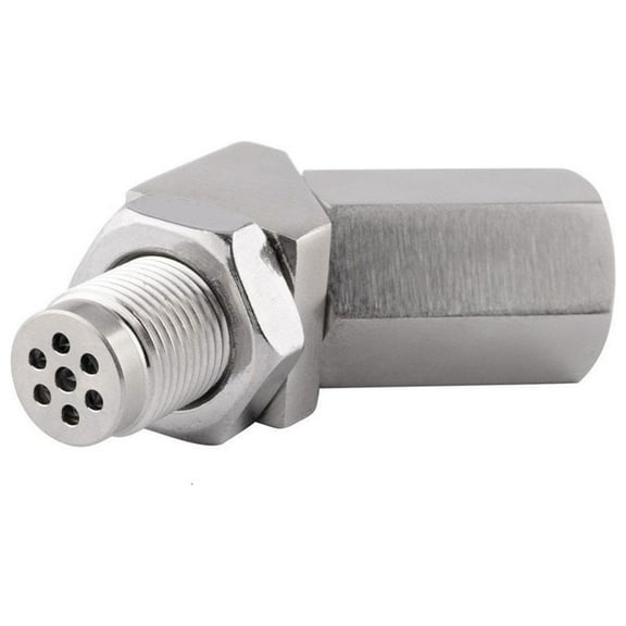 45 Degree Car Oxygen 02 Sensor Adapter CEL Fix Check Engine Light Eliminator Connector Extension Filter 1pc
