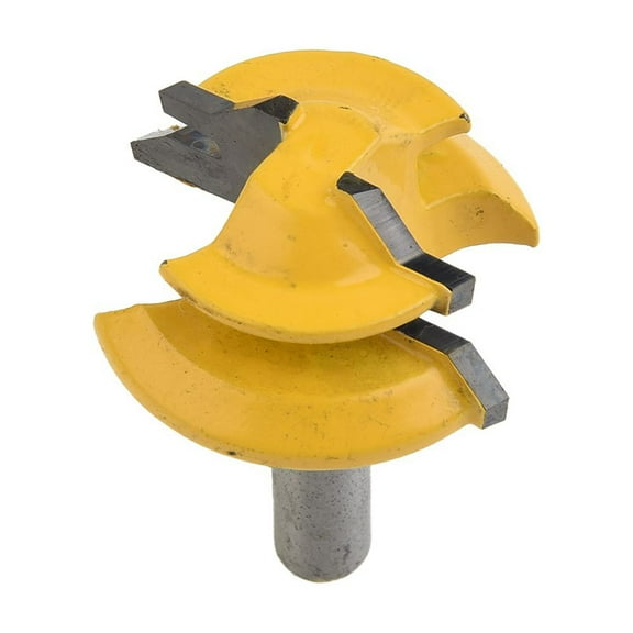 45 Degree Lock Miter Router Bit Woodwork Tenon Cutter Tool W/ 8Mm Shank Smile Home