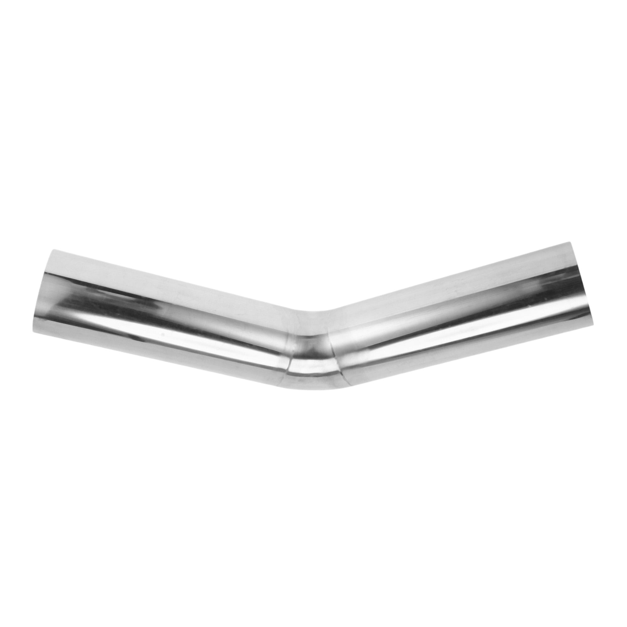 2Pcs 45 Degree Mandrel Bend Exhaust Pipes - 3" OD Stainless Steel For Custom Car DIY