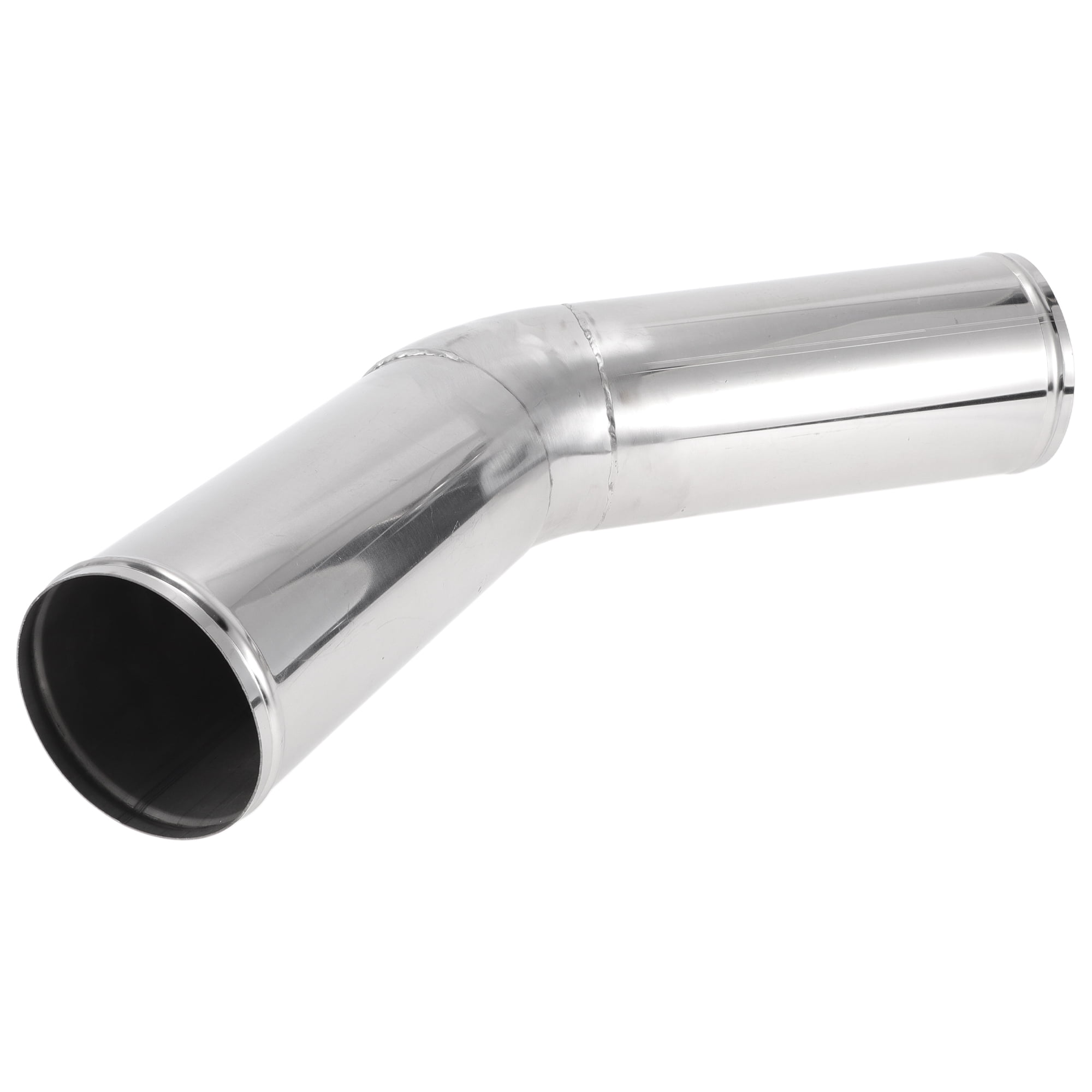 Straight Exhaust Pipe Tube DIY Custom Car Modified Exhaust Pipe Tubing Piping 51mm 2 Od 1220mm 48 Length T316 Stainless Steel Silver Tone