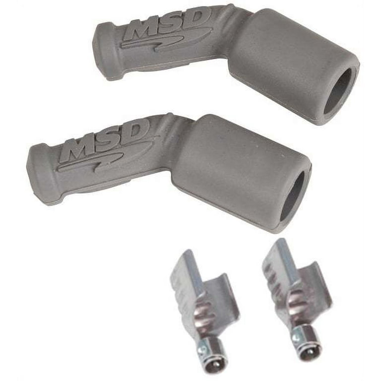 MSD 45 Degree Plug Boots & Terminals - LS1 (2pk) MSD 45 Degree Plug Boots & Terminals - LS1 (2pk)