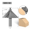 thumbnail image 1 of 45 Degree Router Bit 1/2 Shank Router Bit 45 Degree Bevel Beautiful Design, 1 of 5