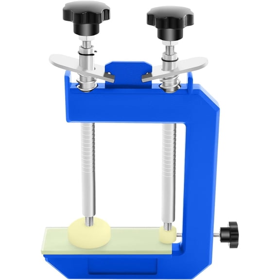 45 Degree Stone Miter Clamp, Blue Granite Marble Slab Install Bevel Fixture Benchtop Angle Clamps System Countertop Seam Splicing Fixture Slab Install Tool Clamping Height 5.12inch