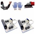 thumbnail image 2 of 6PCS Angle Grinder Stand Stainless Steel Tile Chamfering Cutting Holder 45 Degree Tile Chamfering Tool For 100 Type Angle Grinder 2 of 11