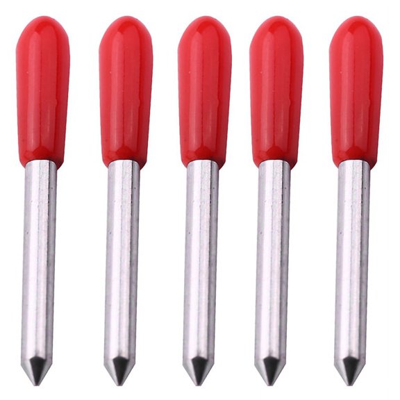 45 Degree for Cutting Plotter Blade High Hardness Tungsten Carbide Vinyl Cutter Knife Blade Machine Tool 100Pcs