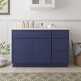 thumbnail image 1 of 45" Freestanding Bathroom Vanity Cabinet without Top in Blue, 1 of 6