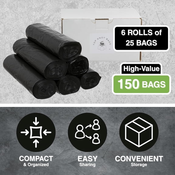45 Gallon Garbage Trash Bag 40X48" Black 150 Count Can Liner Bulk 40 Gallon 41 Gallon 42 Gallon 44 Gallon Made in USA
