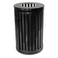 thumbnail image 1 of 45 Gallon Streetscape Classic Outdoor Trash Receptacle with Swing Door, Black, 1 of 2