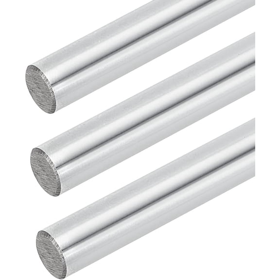45# High-carbon Steel Linear Motion Rods Shaft Guide Stainless Steel color 300x8mm