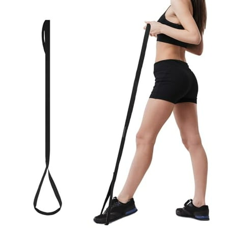 45 Inch Long Leg Lifter Large Leg Lifter Strap Durable Rigid Handle Foot Loop Lift Assist Devices for Wheelchair Limited Mobility Knee Hip Replacement Surgery