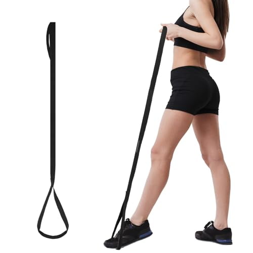 45 Inch Long Leg Lifter Large Leg Lifter Strap Durable Rigid Handle Foot Loop Lift Assist Devices for Wheelchair Limited Mobility Knee Hip Replacement Surgery