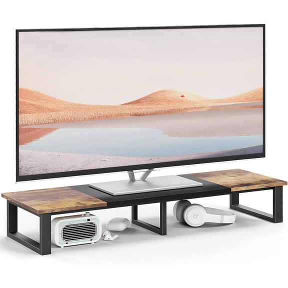 45 Inch TV Riser Stand for 32 to 60 Inch TVs Brown