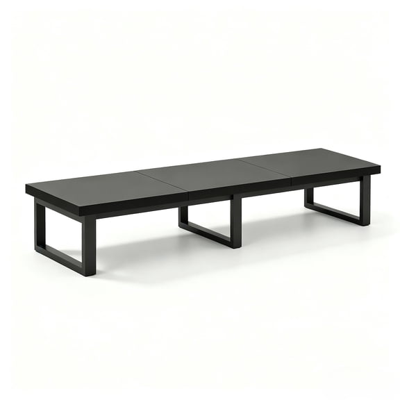 45" Large TV Riser for 32-60 inch TV, TV Riser Stand Shelf,Black