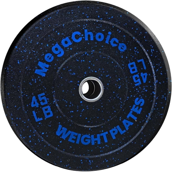 45 Lb Plates 2-Inch Bumper Plates Set,45 Pound Plates for Home Gym Rack, Bars, Bench,Rubber Weight Plate for Deadlift, Squat, Bench Press