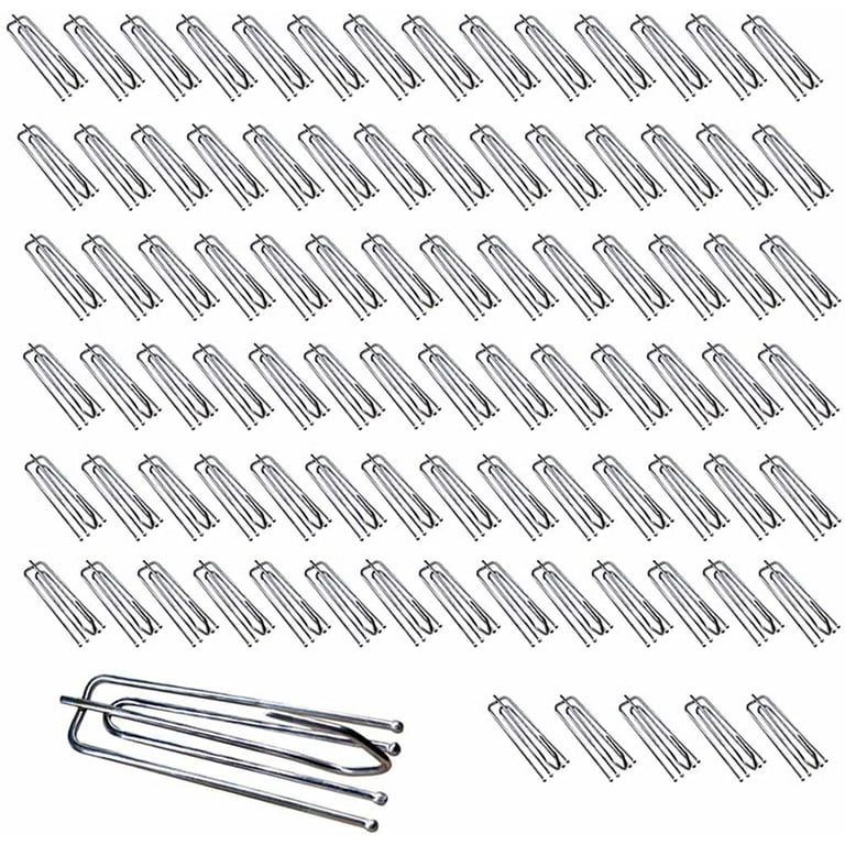 45 PCS Stainless Steel Curtain Pleat Hooks,Drapery Hook and Pin