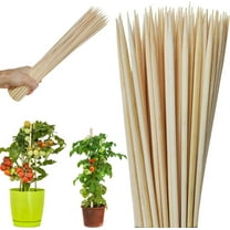45 Pack 15.7" Bamboo Plant Stakes,Bexikou Plant Sticks Wood Plant Supports Floral Plant Wooden Sticks Indoor Gardening Plant Supports Garden Sticks, Sign Posting or Craft