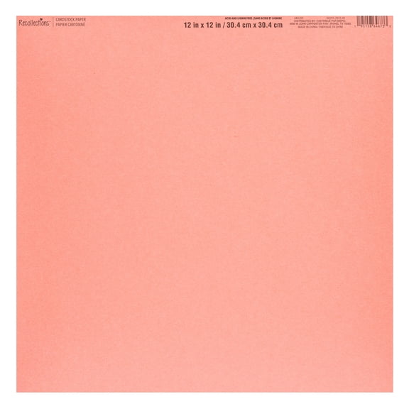 Recollections Linen Cardstock Paper, 12" x 12", 45 Pack