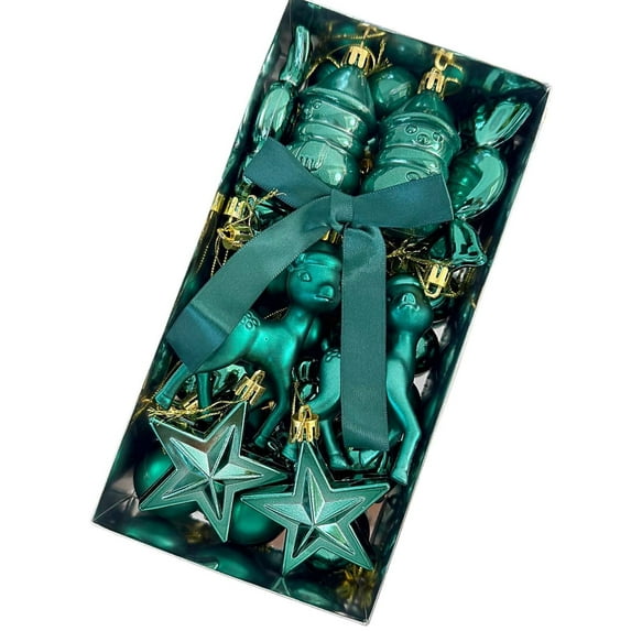 45-Pack Shatterproof Christmas Ornaments, Assorted Christmas Balls Baubles for Xmas Tree Decor, Decorative Hanging Pendants for Holiday Party & Home Decor, with Reusable Gift Box