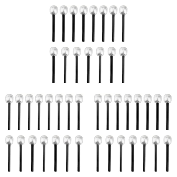 45 Pack Toy Microphone Stage Mic Silver Glitter Microphone for Cosplay Stage Play Rock Star Prop Karaoke Theme Party