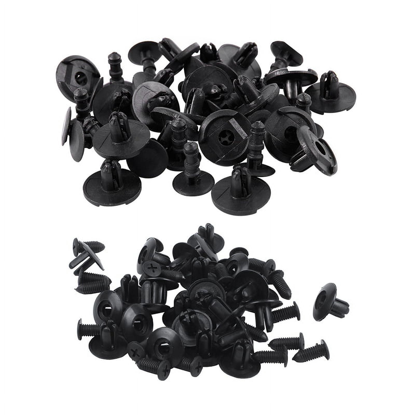 45 Pcs Accessories: 20 Pcs Lock Push Screw Pin Clips & 25 Pcs Push in ...