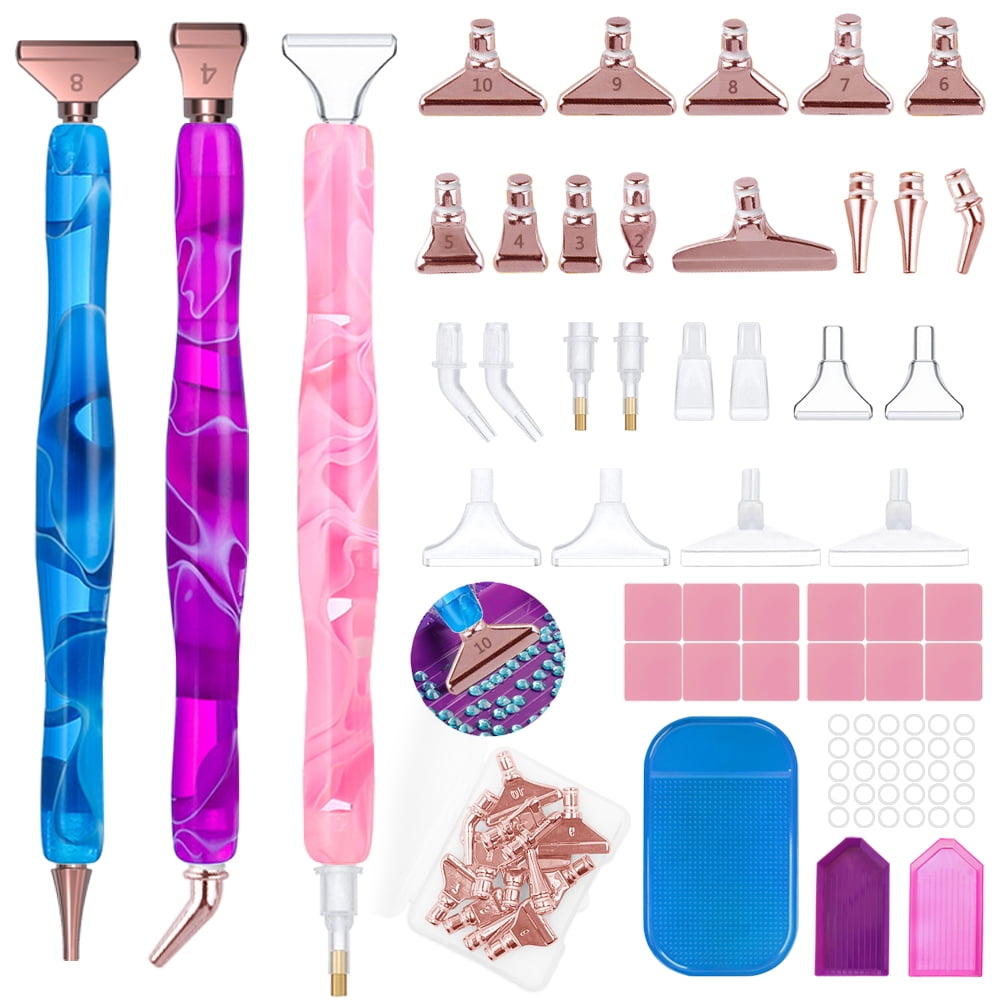 45 Pcs Diamond Art Paintings Pen Kits, SENHAI Diamond Art Pens 5D Diamond Paint Accessories Tools for DIY Craft for Adults Kids