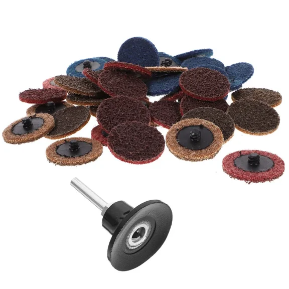 45 Pcs Grinding Polishing Sheet Sanding Discs Backing Pads Grinder