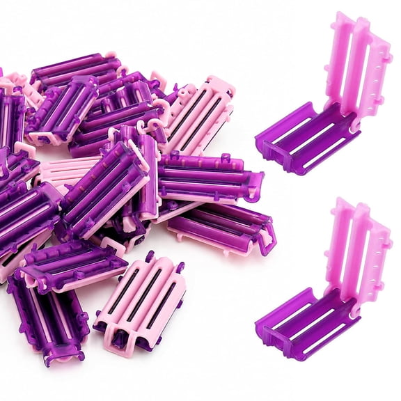 45 Pcs Plastic Wave Perm Rods, Root Clips for Curly Hair Volume, Easy to Use Hair Styling Tool for Home and Salon