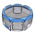 thumbnail image 1 of 45" Pet Puppy Dog Playpen, Portable Foldable 600D Oxford Mesh Cloth Indoor/Outdoor Fence, 1 of 7