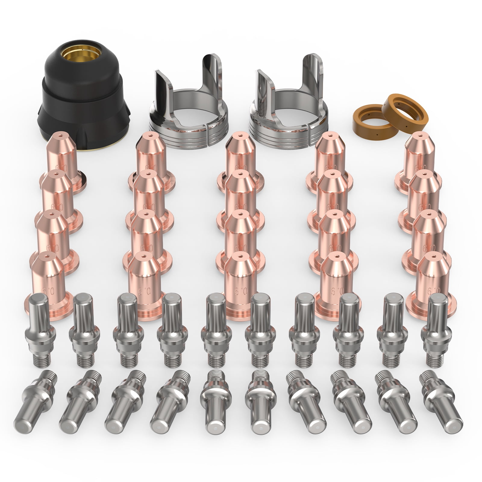 50Pcs Plasma Cutter Torch Verbrauchs Elektrode Düs... – Grandado