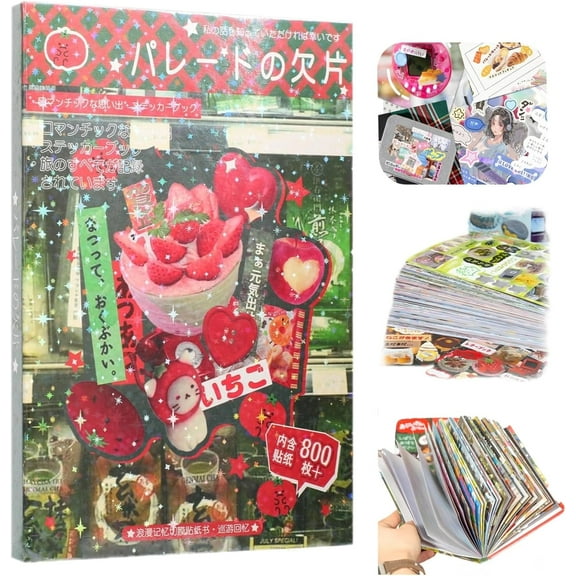 45 Pieces Of Japanese Ancient Comic Style Material with Over 800 Designs, Perfect for Crafting, Journaling, and Themed Scrapbooking in a Nostalgic Style