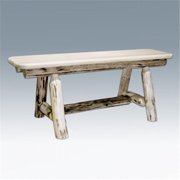 45'' Plank Style Bench - Clear Lacquer
