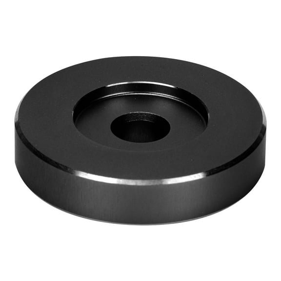 45 RPM Record Turntable Adapter Large Hole Conversion Sheet Vinyl Black Clamp Adapter for Most Big Hole RecordsBlack
