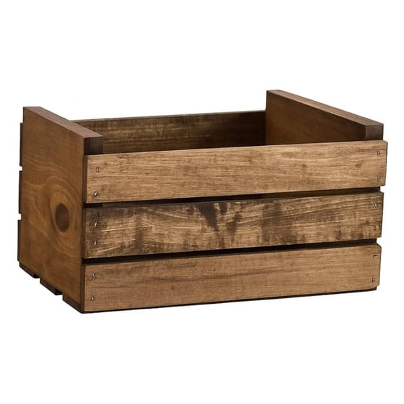 45 RPM Vinyl Record Storage Wood Crate