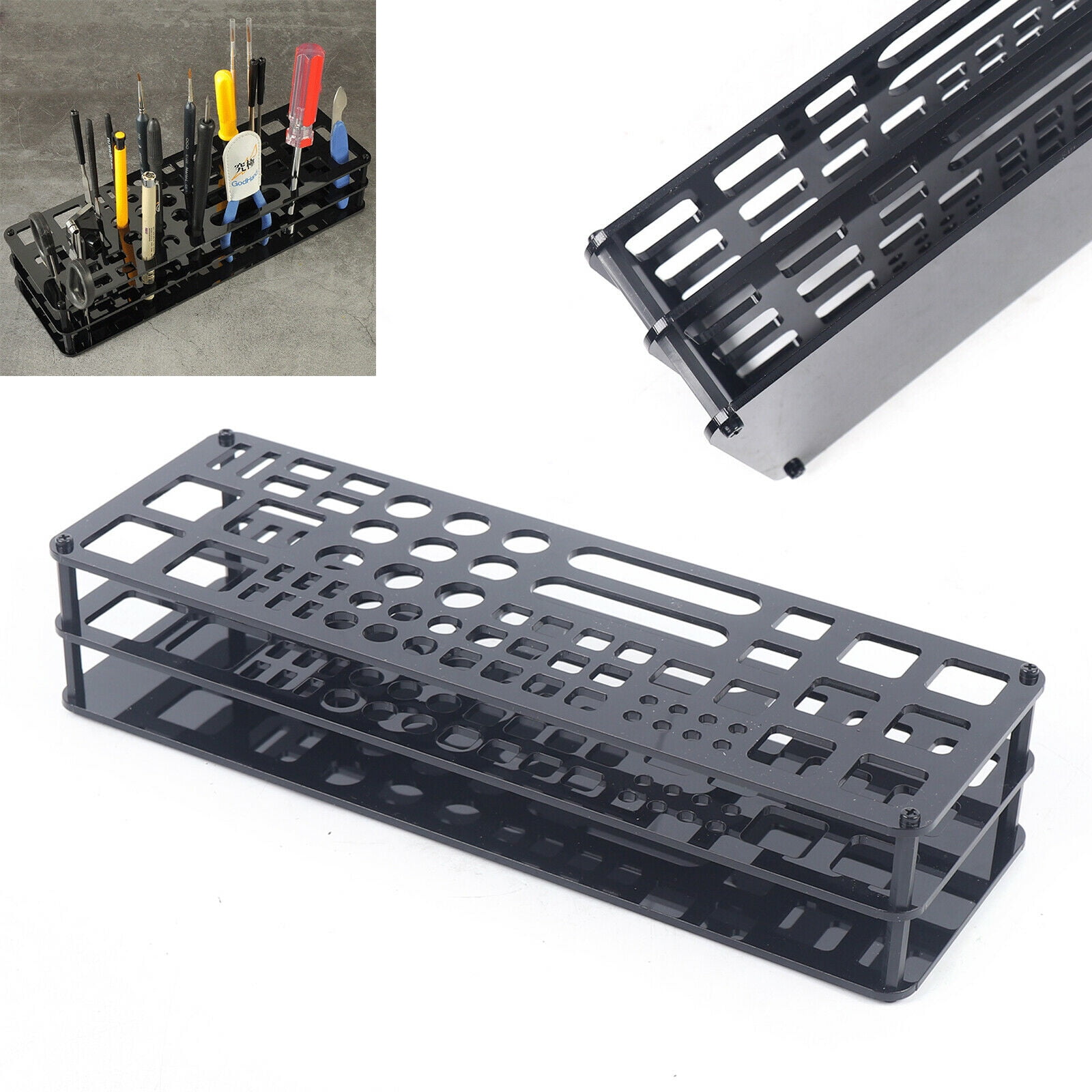 Organizer Holder Tool Box Storage Socket Tray Rail Sorter Rack ...