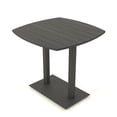 thumbnail image 1 of 45" Small Arc Boat Bistro Height Table Double Metal Base Bar Table, 1 of 6