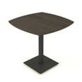 thumbnail image 1 of 45" Small Boat Bistro Height Table Double Metal Base Bar Table, 1 of 4