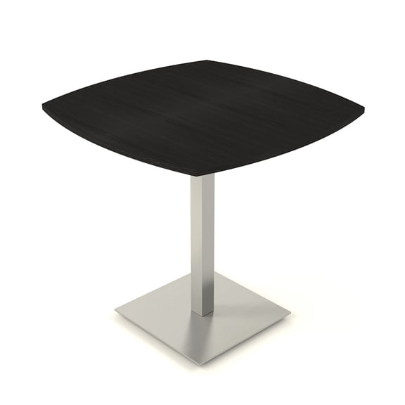 45" Small Boat Bistro Height Table Double Metal Base Bar Table