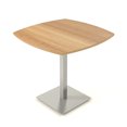 thumbnail image 1 of 45" Small Boat Bistro Height Table Double Metal Base Bar Table, 1 of 4