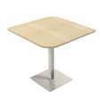thumbnail image 1 of 45" Small Dou Bistro Height Table Square Metal Base Bar Table, 1 of 6