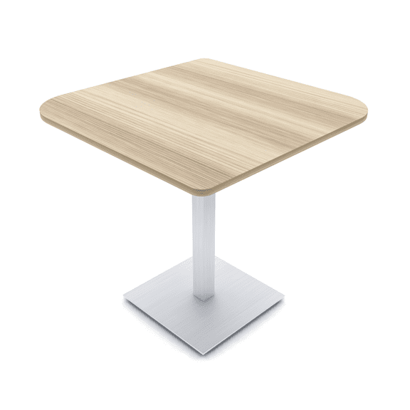 45" Small Dou Bistro Height Table Square Metal Base Bar Table