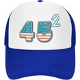 45 Squared Pro Trump 2024 Vote Trump for President 2024 Mesh Cap