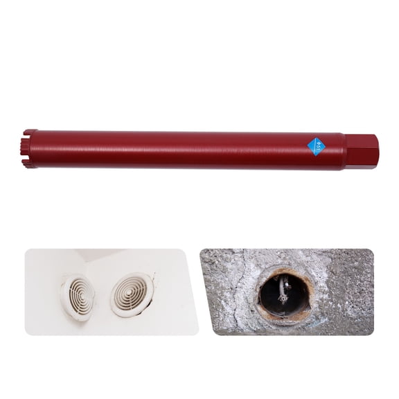45# Steel Wet Diamond Core Drill Bit Hole Saw for Concrete Brick & Hard Material for Drilling In Concrete, Cured Concrete, Brick, Asphalt Pavement, Solid Cement, And Mortar