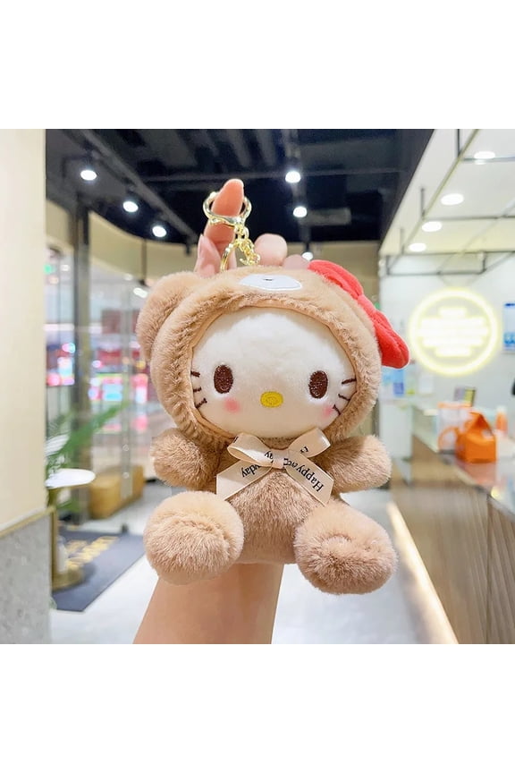 45 Styles Sanrio Series Cute Plush Keychains Pendant Toys Cinnamoroll Hello Kitty Kuromi My Melody Figures Peluche Doll Kid Gift