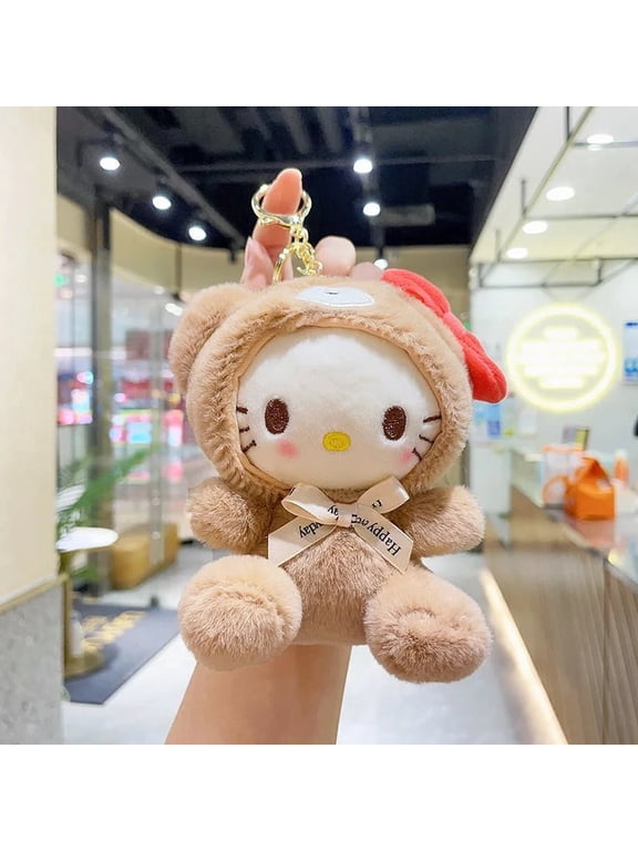 45 Styles Sanrio Series Cute Plush Keychains Pendant Toys Cinnamoroll Hello Kitty Kuromi My Melody Figures Peluche Doll Kid Gift
