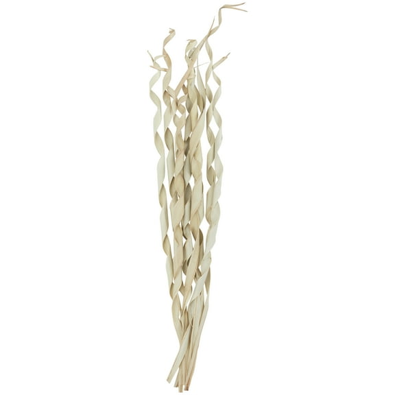 45" Tall Rolled Palm Leaf Natural Foliage Bouquet, by DecMode